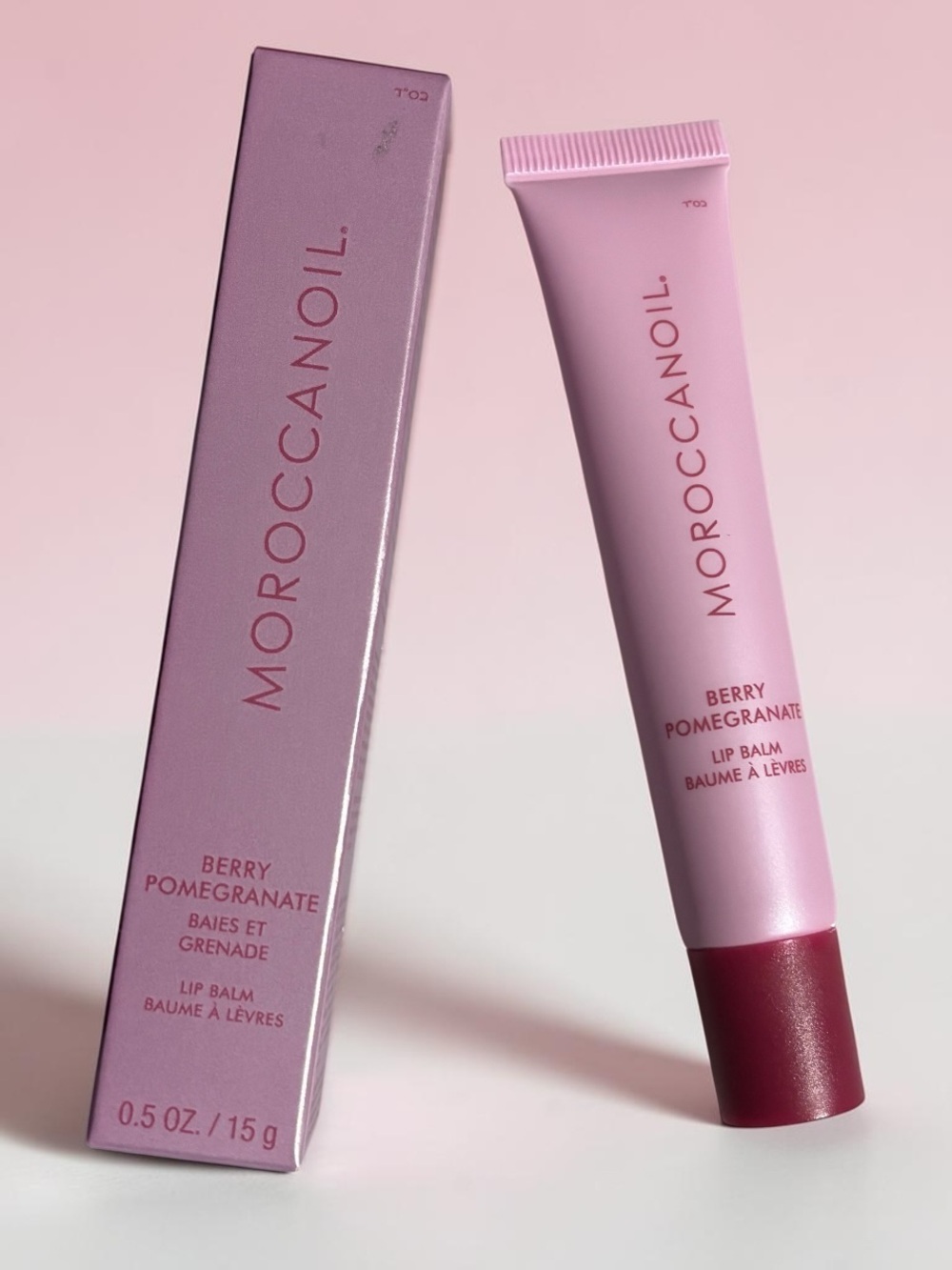 NEW in Box! Moroccanoil Lip Balm Berry Pomegranate 0.5 oz